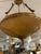 Late 20th Century Vintage Custom Alabaster Semi Flush Mount Pendant For Sale - Image 5 of 12