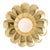 Bring sculptural elegance and warm character to your interior with this handcrafted floral flush-mount ceiling light by...