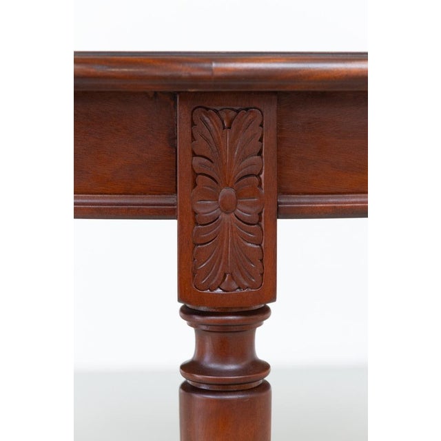 Danish Hepplewhite Oval Mahogany Dining Table from Farre Møbelfabrik, 1970s For Sale - Image 4 of 18