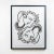 Jean Negulesco Continuous Line Drawing, Black and White For Sale In Los Angeles - Image 6 of 6