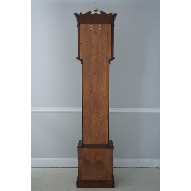 Stickley Colonial Williamsburg Wa-730 Mahogany Grandfather Clock For Sale - Image 16 of 18