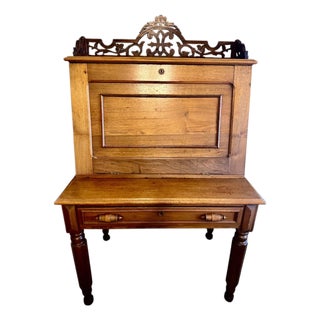 Early 19th Century American Fall Front Plantation Desk For Sale