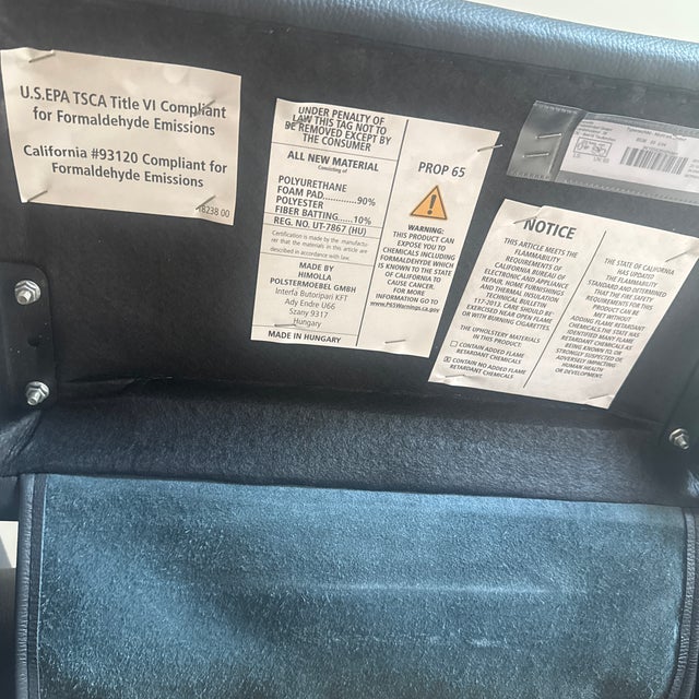 Himolla German Leather Recliner + Ottoman – Luxury Seating For Sale In Los Angeles - Image 6 of 7