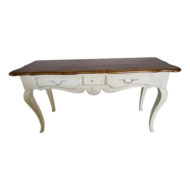 Ethan Allen Country French Sofa Table For Sale