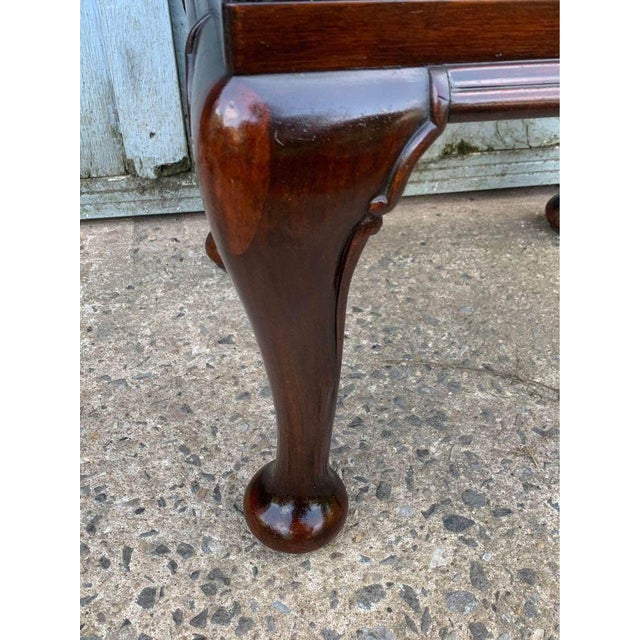 Early 20th Century Antique George Style Burlwood Inlaid Night Stand Bedside Cabinet For Sale - Image 5 of 10