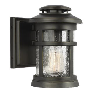 Sean Lavin By Visual Comfort Studio Newport Extra Small Lantern in Antique Bronze For Sale