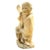 Japanese Okimono Sitting Man Figurine For Sale - Image 4 of 8