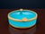 Blue Vintage Murano Opaline Glass Ashtray from Manifattura Di Murano, 1970s For Sale - Image 8 of 8
