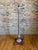 Antique Hand-Turned Wood Fluted Coat Rack in Teal & Oxblood Red For Sale - Image 17 of 17