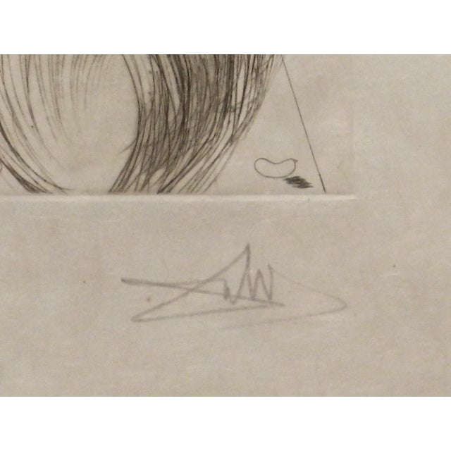 1970s Dali Shakespeare II Timon of Athens H/Sign # Etching Dali Archives Certified Art For Sale - Image 5 of 6