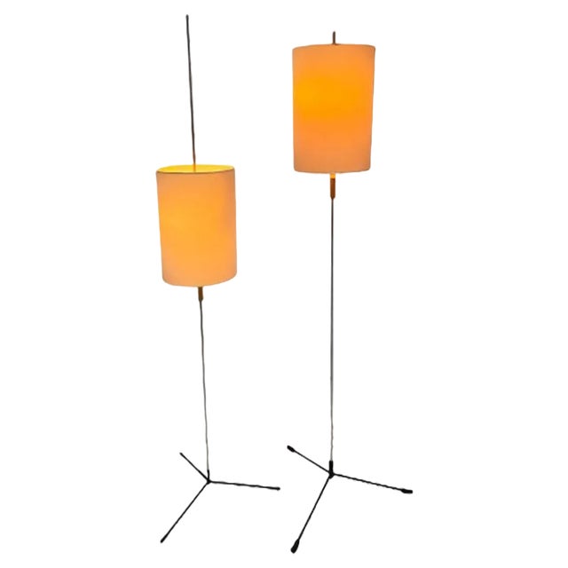 Floor Lamp attributed to Hans-Jörg Walter & Josef Kuntner for Knoll Int. 1960s For Sale