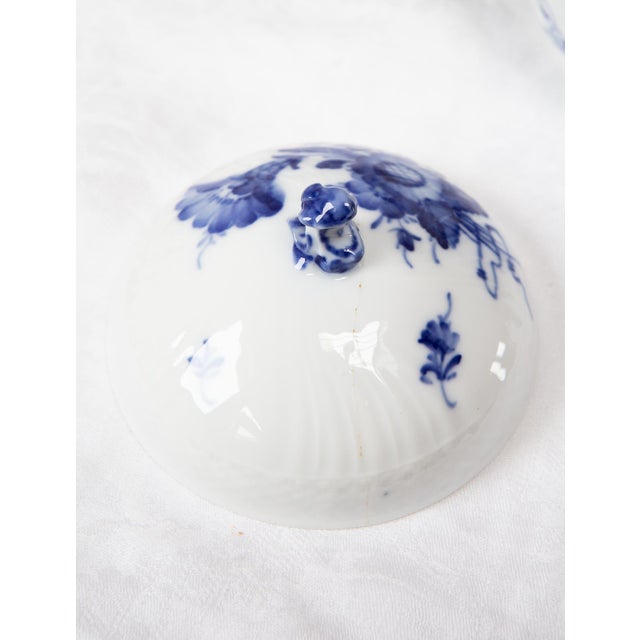 Vintage Blue Flower Blå Blomst Coffee Set from Royal Copenhagen, 1980s, Set of 33 For Sale - Image 12 of 14