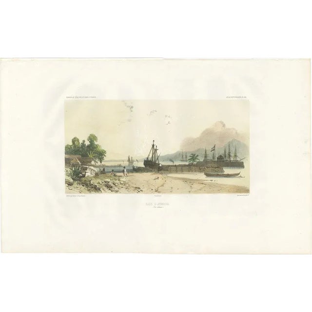 D'Urville, Port of Ambon, 1850, Print For Sale - Image 5 of 5