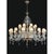 Gold Collection Royal Chandelier in Metal and Crystal by Jago For Sale - Image 8 of 9