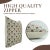 Contemporary Fabdivine Block Khubsurat Print Linen Blend Cushion Cover – 12x20 For Sale - Image 3 of 5