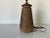 Mid-Century Organic Textured Studio Pottery Table Lamp For Sale In Miami - Image 6 of 10