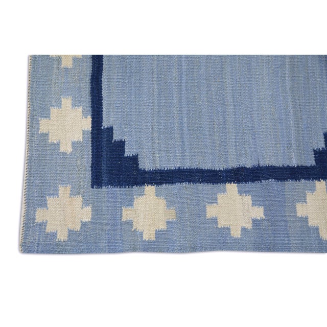 Early 21st Century Modern Handmade Turkish Kilim Rug 9'5"x 12'1" For Sale - Image 5 of 7