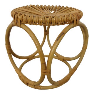 Bamboo Stool, Italy, 1960s For Sale