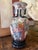 Vintage Asian Peacock Crackle Glaze Table Lamp For Sale - Image 4 of 12
