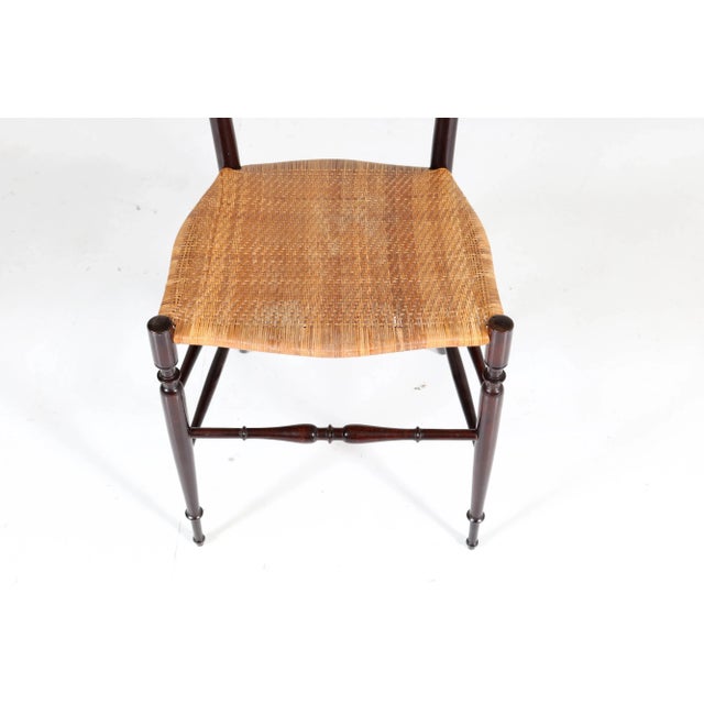 - Wonderful Mid-Century Modern Chiavari hall chair - Designed in the style of Paolo Buffa - Striking Italian design from...