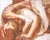 Brown Lovers - Nude Couple in Bed - Figurative Composition by Byron Richard Rodarmel For Sale - Image 8 of 13