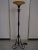Art Deco Iron and Glass Floor Lamp by Degue for Verrerie D'Art Degué, 1930s For Sale - Image 9 of 10