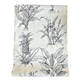 Thibaut "Toile Tropicale" Wallpaper Double Rolls, a Pair For Sale