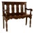 19th Century French Oak Settee With Hand Carving For Sale