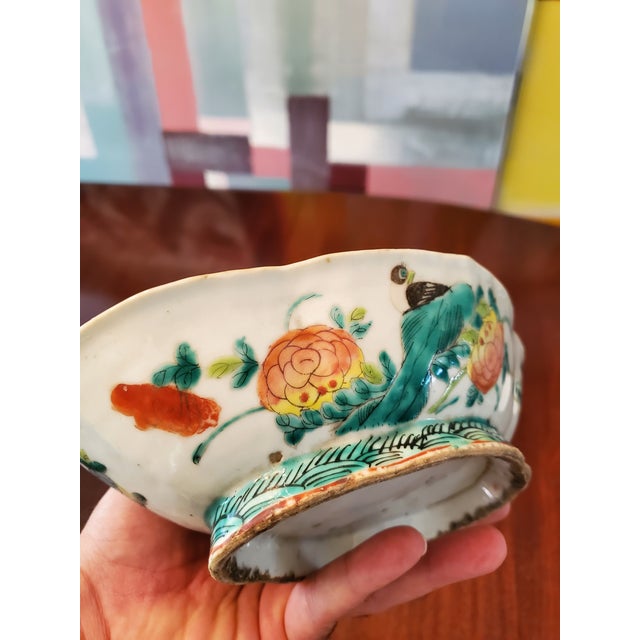 Antique Chinese Porcelain Bowl 18th Century For Sale In Boston - Image 6 of 7