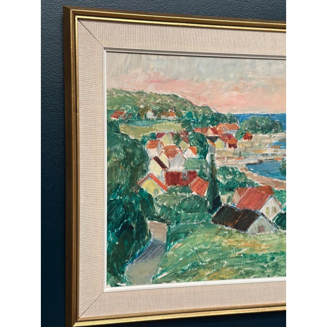 John Hedman, Coastline, 1973, Oil on Panel For Sale - Image 6 of 18
