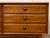 Burnt Umber Vintage Mid-Century Modern Walnut Gentleman’s Dresser For Sale - Image 8 of 12