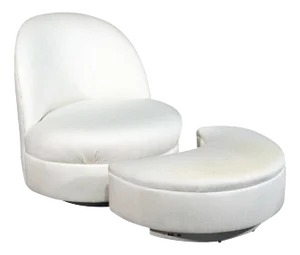 Chair and Ottoman by Thomas Bille
