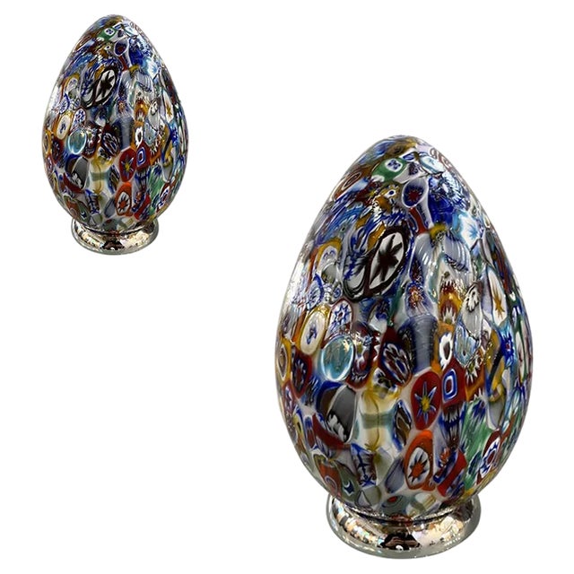 Murano Glass Style Table Lamps by Simoeng, Set of 2 For Sale