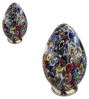 Murano Glass Style Table Lamps by Simoeng, Set of 2