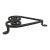 Vintage Wrought Iron Heart Shaped Trivet, Kettle Stand For Sale