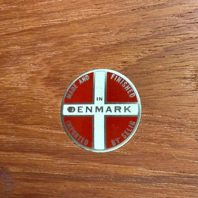 Scandinavian Modern Triangular Teak Nesting Tables by Selig For Sale - Image 11 of 11