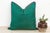 Mid 20th Century Kdra Green Dotted Ahir Handloom Pillow For Sale - Image 5 of 5