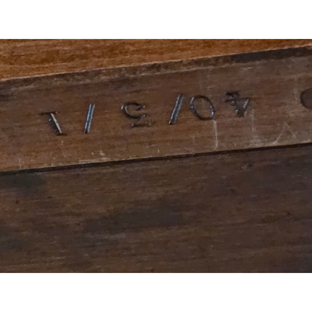 Antique 1940s Regency Style Large 71- Inch Mahogany Dining Table Game Table For Sale - Image 11 of 15
