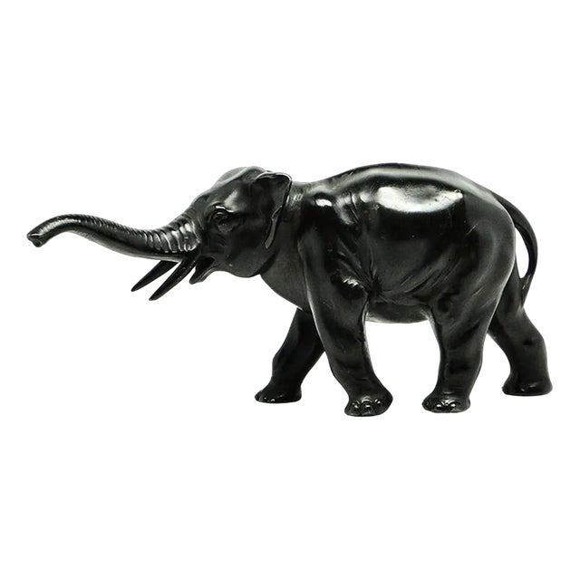 Art Deco Figurine with Elephant, Poland, 1930s For Sale