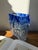 Large Brutalist Cobalt Blue Art Glass Vase by Kaj Blomqvist for Kumela, Finland, 1970s For Sale - Image 7 of 18