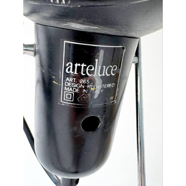 Metal Model 265 Wall Lamp by Paolo Rizzatto for Arteluce, Italy, 1973 For Sale - Image 7 of 8