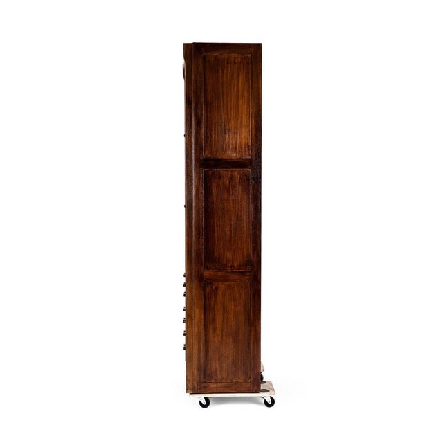 Tall Glazed Haberdashery Cabinet For Sale - Image 9 of 18