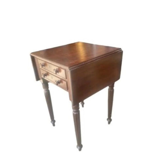 Late 19th Century Late 19th Century Side Table With Extending Leaves For Sale - Image 5 of 5