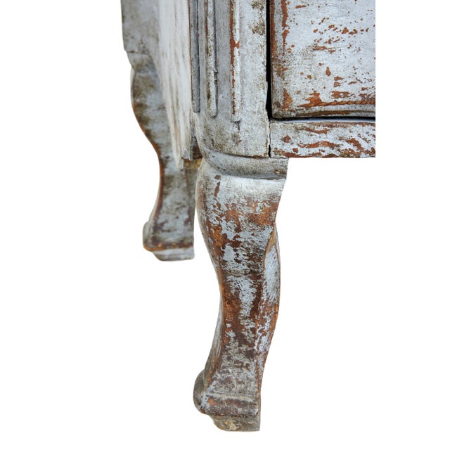 Early 19th Century Early 19th Century Swedish Painted Baroque Revival Chest of Drawers, 1820s For Sale - Image 5 of 11