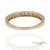 14k 585 Solid Yellow Gold Natural Diamond Band Ring, Size 8 For Sale - Image 4 of 12