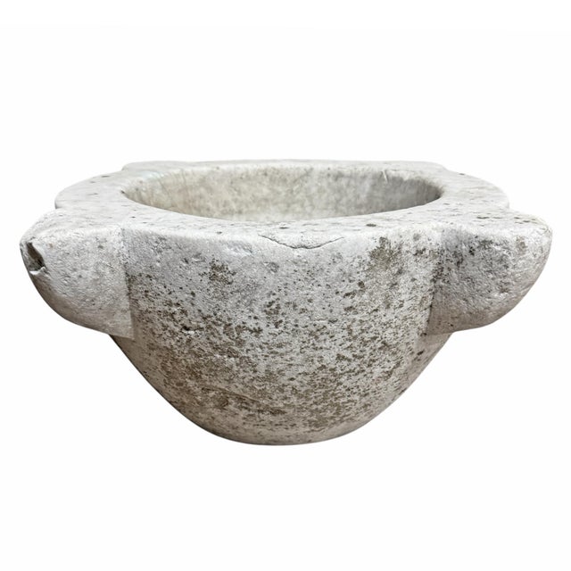 Modern 18th Century French Marble Mortar For Sale - Image 3 of 9