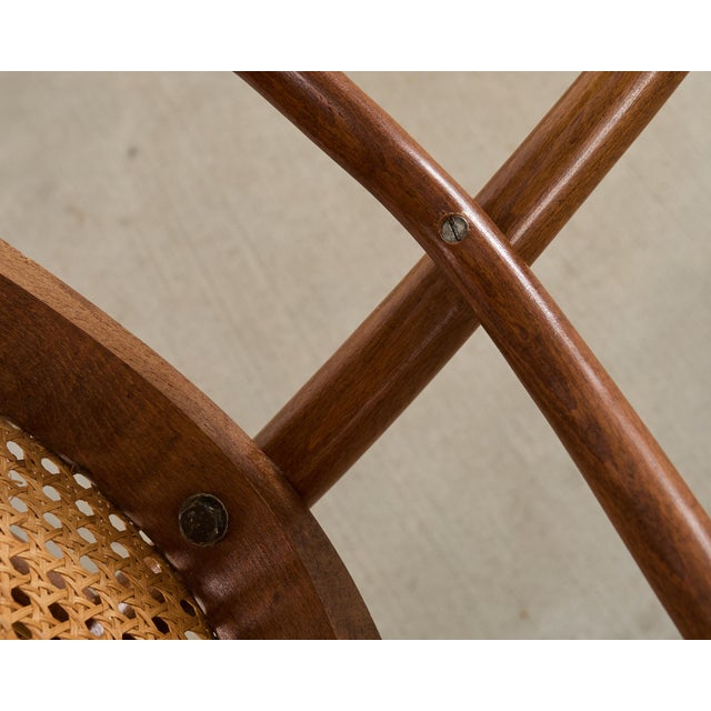 Set of Six Thonet Bentwood Prague Dining Chairs by Josef Hoffmann For Sale - Image 18 of 18