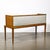 Brown Mid-Century Brass Lined Walnut Settee W/ Cane Detailing & Holly Hunt Upholstery For Sale - Image 8 of 18