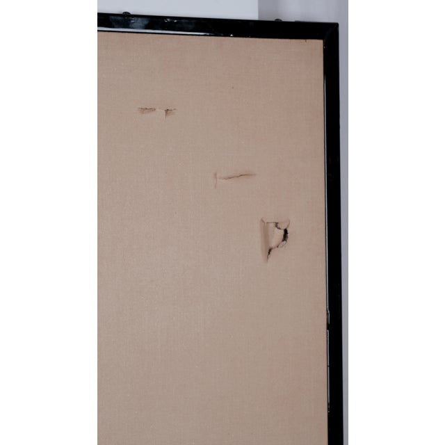 Gold 1970s Japanese Byobu "Flower Cart" Embellished Print on Silk 4-Panel Folding Screen Mid-20th Century For Sale - Image 8 of 11