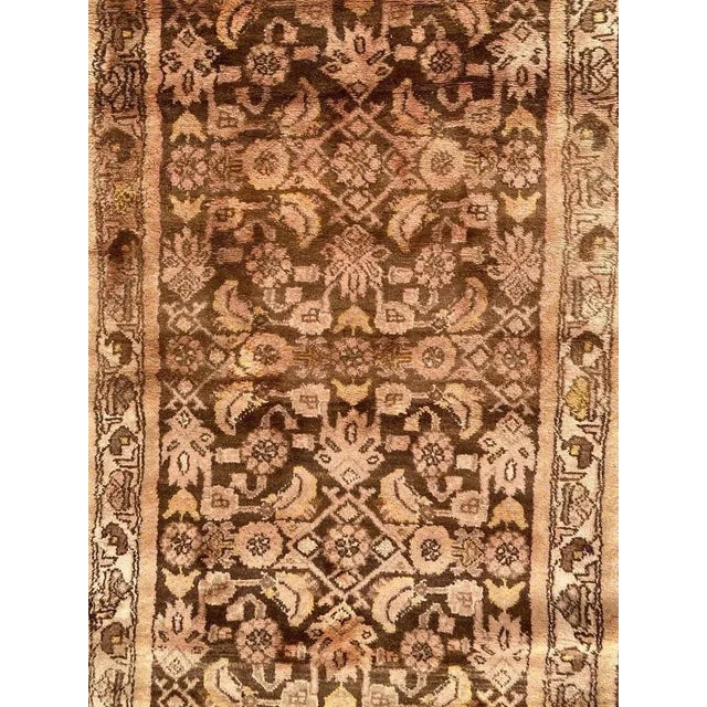 Rustic Herati Hamadan Runner For Sale - Image 3 of 18